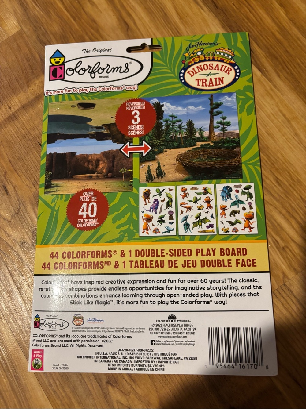 Colorforms Dinosaur Train Sticker Story Adventure Activity Set NEW - Picture 2 of 2
